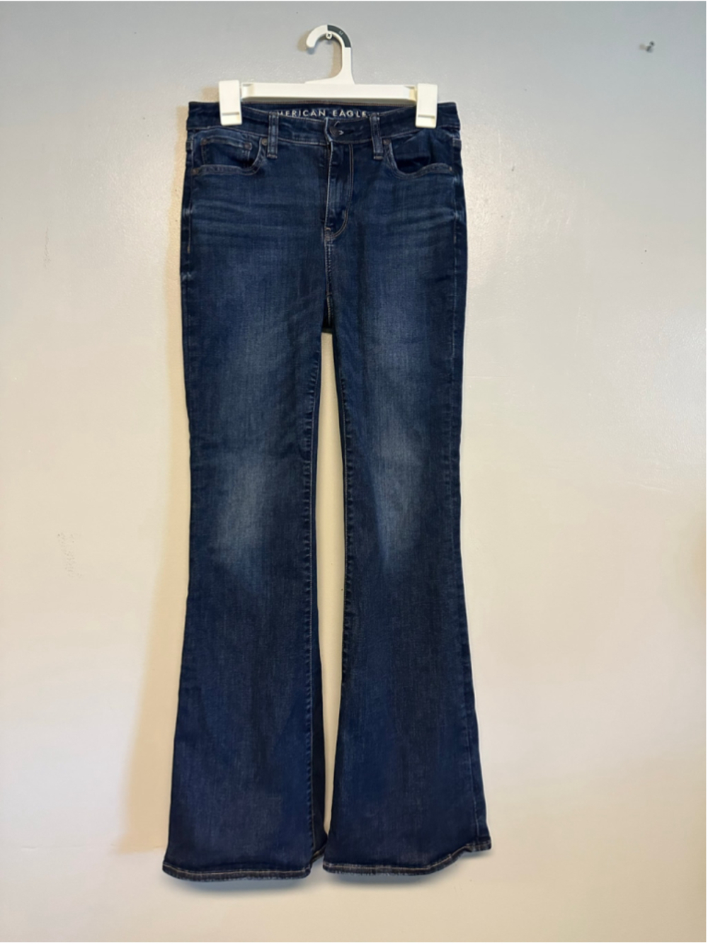 American Eagle Super High-Rise Flare Jeans Blue Women’s Size 2
